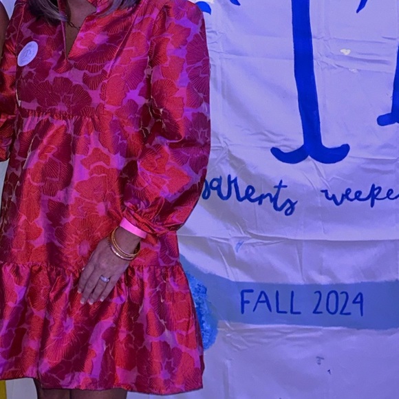 Tuckernuck Red Fil Coupe Palmerston Dress - Picture 4 of 5